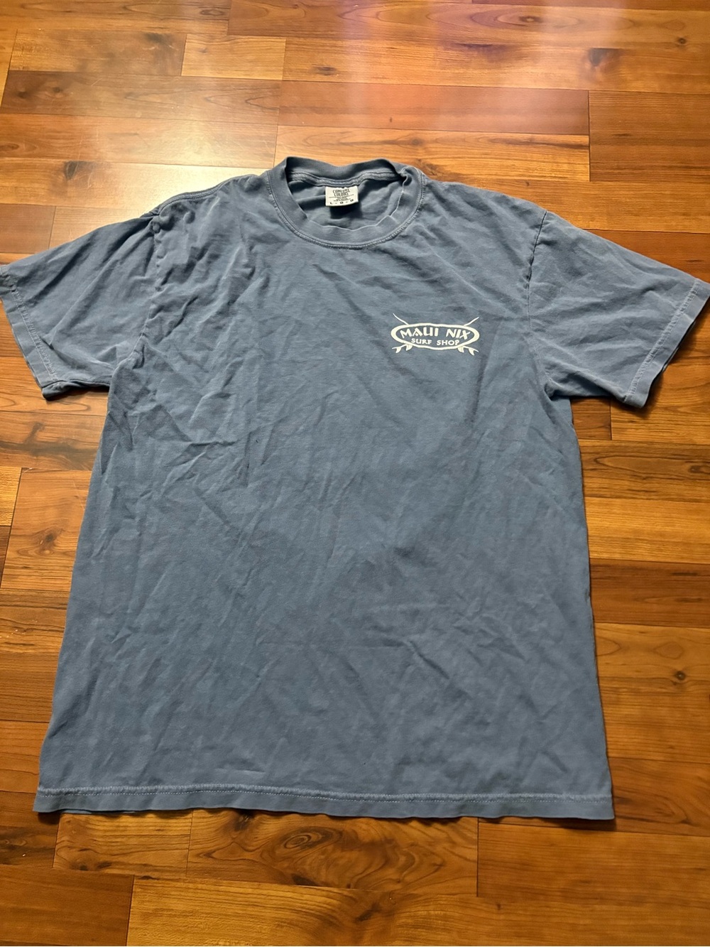 Comfort Colors Slate Blue Graphic Short Sleeve Tee